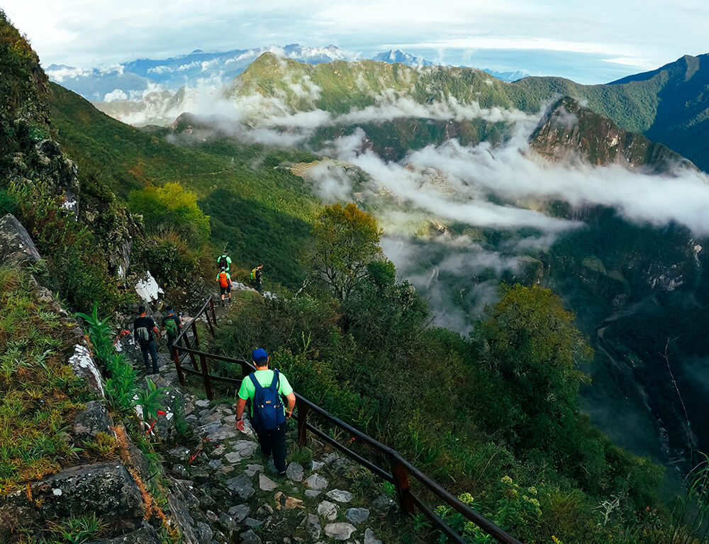 trekking INCA trail to Machu Picchu