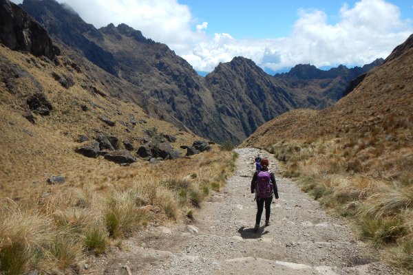 Classic Inca Trail trek through ancient paths