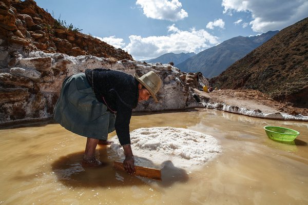 Maras salt mines and Moray terraces
