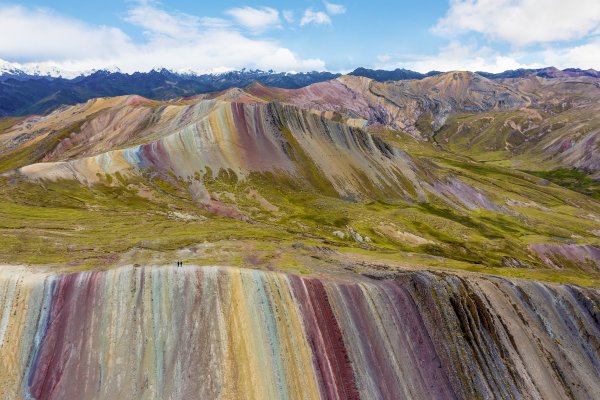Palcoyo colourful mountain landscape