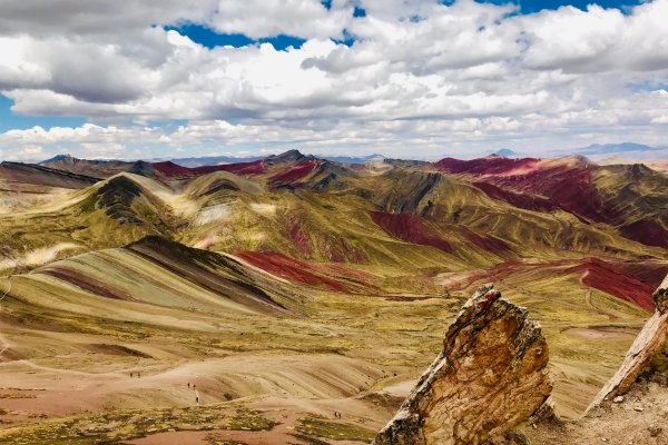 Palcoyo Rainbow Mountain colorful landscape